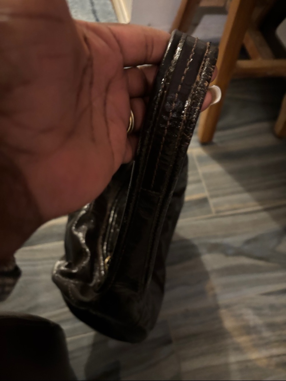 Coach Black Leather Hobo Bag - Picture 10 of 14